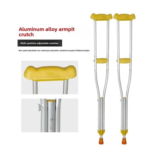 H2b56b0272ad44b3396cbba8730fdd2953.jpg Adjustable Telescopic Elbow Crutch – Aluminum Support Aid