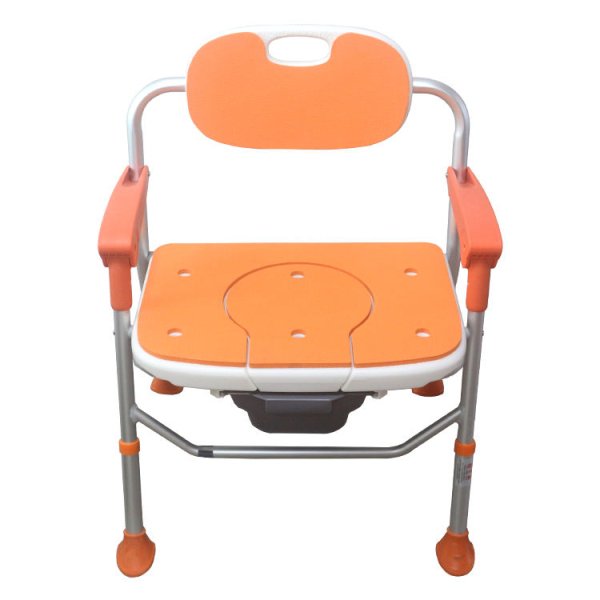 H2df47df4a71d4e66a710b25373b2eb37D.jpg Adjustable Foldable Shower Chair with Non-Slip Seat