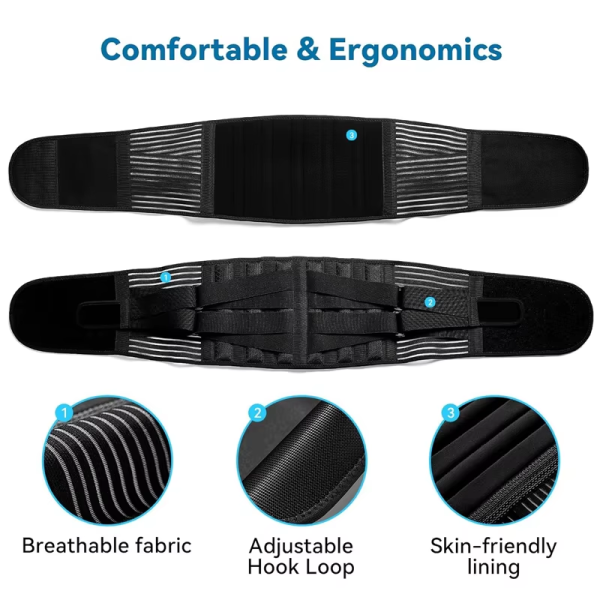 H366a1c80cf0e4e83a0dafc7a291e592cp.png Adjustable Lumbar Support Belt for Back Pain Relief