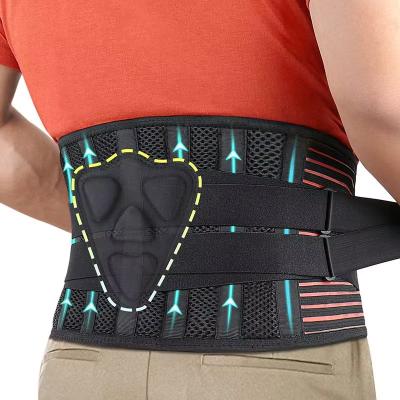 H67da80c61f6f44e18e6d4b4dbe53226cU.png Adjustable Lumbar Support Belt for Back Pain Relief