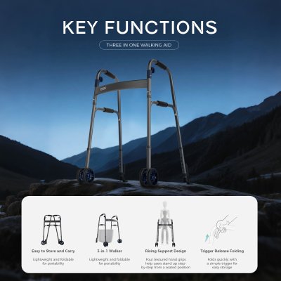 H6a8bcd0c5a97463d82ee14d2f4db6b890.jpg ENSU One-Click Folding Walker with Wheels – Standard