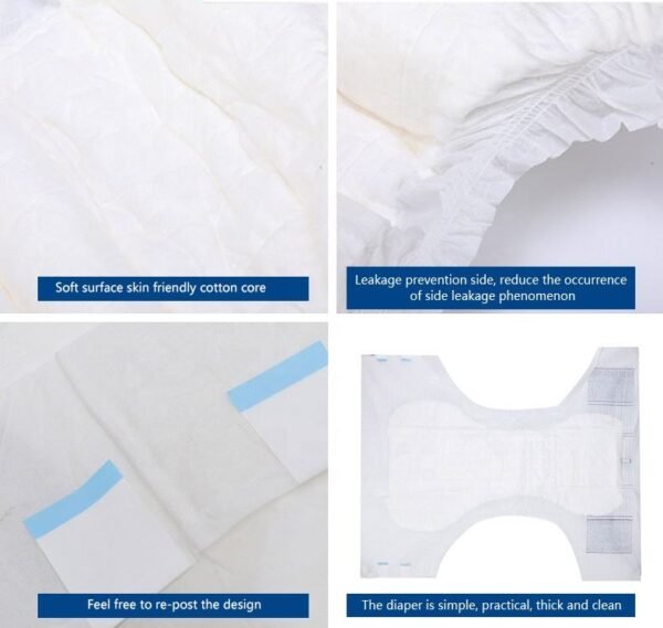 OEM High Absorption Adult Diaper Pants – Unisex, Ultra Thick
