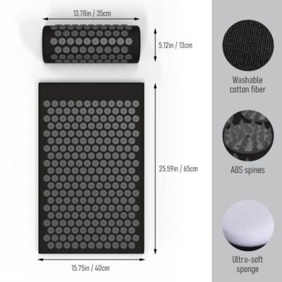 H8d8670fb52ec487b868976da7398f65e8.jpg Acupressure Mat Set – Custom Colors for Back & Neck Relaxation