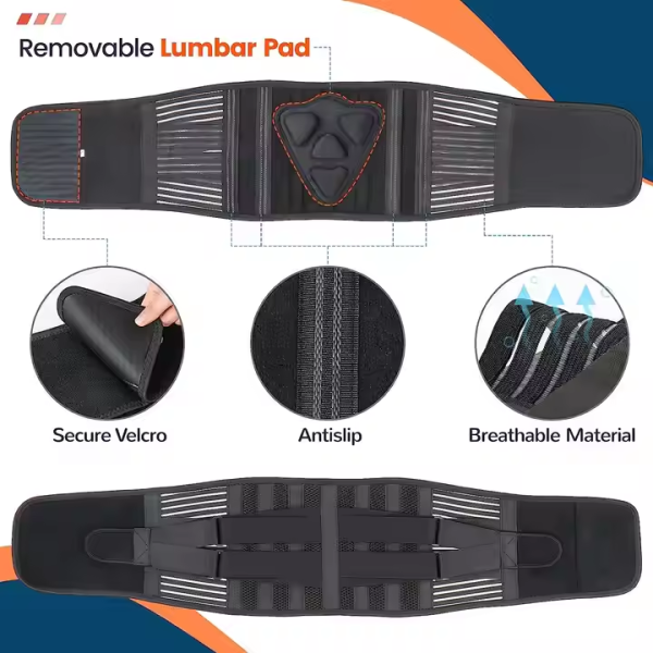 Hbc0ab9cf23ee46a6a9c858d9350fa31av.png Adjustable Lumbar Support Belt for Back Pain Relief